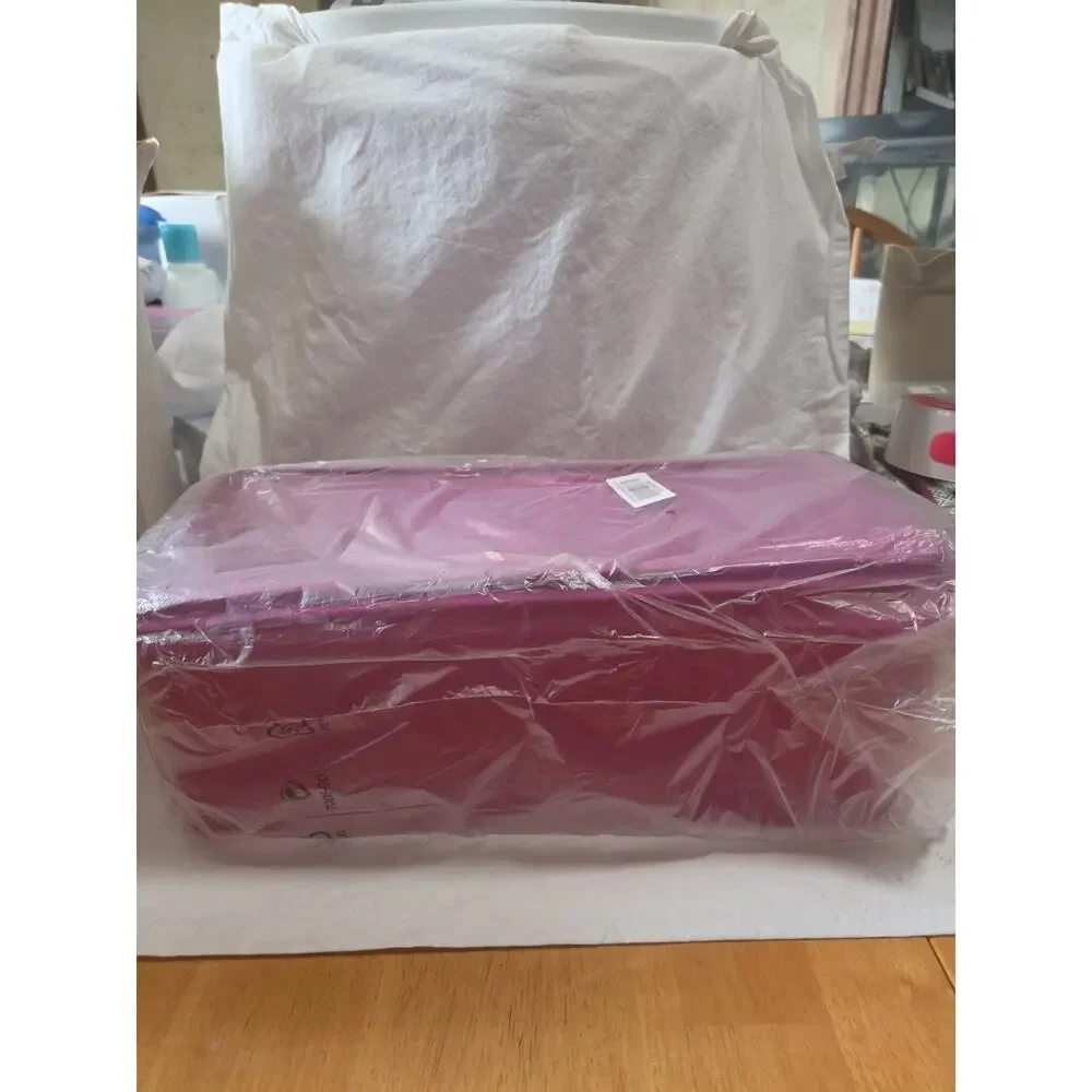Tupperware Jumbo Bread Keeper Server Storage Container Rectangular Purple New